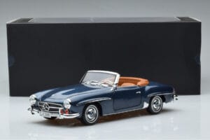 Mercedes 190 SL W121 Roadster Bleu Norev 1:18 B66040625 Métal — image 8 sur 8