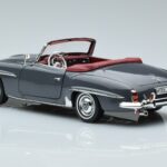 Mercedes 190 SL W121 Roadster Gris Norev 1:18 183402 Métal - image 6 of 8