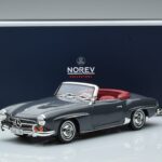 Mercedes 190 SL W121 Roadster Gris Norev 1:18 183402 Métal - image 8 of 8