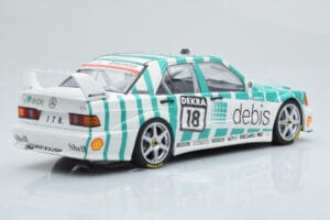 Mercedes 190E 2.5-16 W201 EVO 2 Debis #18 F. Giroix Team Zackspeed DTM 1991 Minichamps 1:18 155913618 Métal — image 2 sur 6