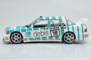 Mercedes 190E 2.5-16 W201 EVO 2 Debis #18 F. Giroix Team Zackspeed DTM 1991 Minichamps 1:18 155913618 Métal — image 3 sur 6