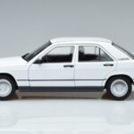 Mercedes 190 E W201 Blanc Norev 1:18 183820 Métal - image 4 of 7