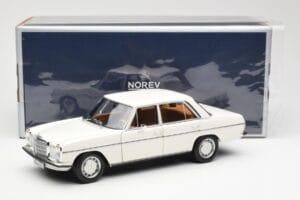 Mercedes 200 W115 Blanc Norev 1:18 183770 Métal — image 8 sur 8