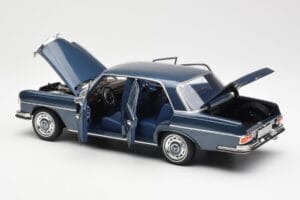 Mercedes 280 SE W108 Bleu Foncé Métallisé Norev 1:18 183534 Métal — image 5 sur 8