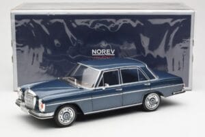 Mercedes 280 SE W108 Bleu Foncé Métallisé Norev 1:18 183534 Métal — image 8 sur 8