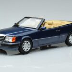 Mercedes 300 CE-24 A124 Cabriolet Nautical Bleu Édition Limitée Norev 1:18 183879 Métal