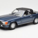 Mercedes 300 SL R107 Bleu Nautique Norev 1:18