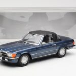 Mercedes 300 SL R107 Bleu Nautique Norev 1:18 - image 8 of 8