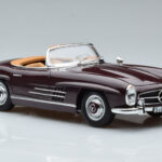 Mercedes 300 SL W198 Roadster Rouge Norev 1:18 - image 6 of 8