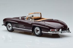 Mercedes 300 SL W198 Roadster Rouge Norev 1:18 183891 Métal — image 7 sur 8