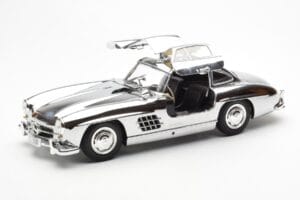 Mercedes 300 SL W198 Chrome Minichamps 1:18 B66040645 Métal — image 2 sur 8