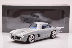 Mercedes 300 SL W198 Gullwing By S-Klub Gris GT Spirit 1:18 GT418 Résine — image 6 sur 6