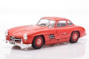 Mercedes 300 SL W198 Gullwing Rouge Minichamps 1:18