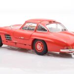 Mercedes 300 SL W198 Gullwing Rouge Minichamps 1:18 - image 7 of 8