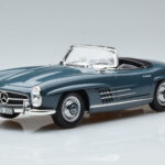 Mercedes 300 SL W198 Roadster Bleu Norev 1:18