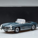 Mercedes 300 SL W198 Roadster Bleu Norev 1:18 - image 9 of 9