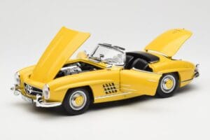 Mercedes 300 SL W198 Roadster Jaune Norev 1:18 B66040669 Métal — image 2 sur 8