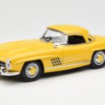 Mercedes 300 SL W198 Roadster Jaune Norev 1:18
