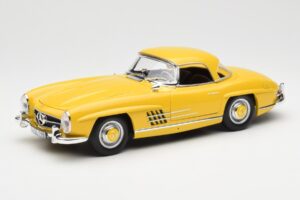 Mercedes 300 SL W198 Roadster Jaune Norev 1:18