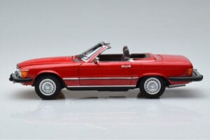 Mercedes 450 SL R107 Version US Rouge Norev 1:18 183729 Métal — image 5 sur 8