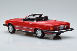 Mercedes 450 SL R107 Version US Rouge Norev 1:18 183729 Métal — image 7 sur 8