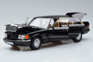 Mercedes 560 SEL W126 Noir Norev 1:18 183793 Métal — image 2 sur 7
