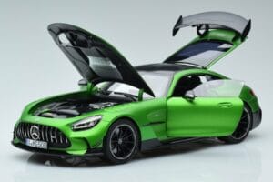Mercedes AMG GT C190 Black Series Vert Hell Magno Édition Limitée Norev 1:18 183903 Métal — image 2 sur 7