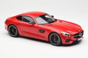 Mercedes AMG GT C190 Rouge Norev 1:18 183496 Métal — image 6 sur 8