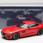 Mercedes AMG GT C190 Rouge Norev 1:18 - image 8 of 8