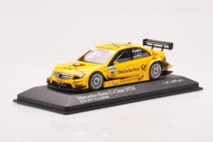 Mercedes C-Class W204 DTM Deutsche Post AMG Mercedes #17 D. Coulthard DTM 2010 Minichamps 1:43 400103817 Métal — image 2 sur 4