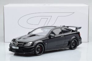 Mercedes C63 AMG W204 Black Series Noir GT Spirit 1:18 ZM019 Résine — image 7 sur 7