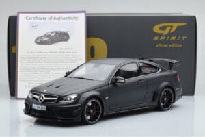 Mercedes C63 AMG W204 Black Series Noir Mat GT Spirit 1:18 GT843 Résine — image 6 sur 6