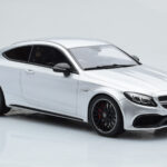 Mercedes C63S AMG C205 Coupé Argent GT Spirit 1:18 - image 4 of 6