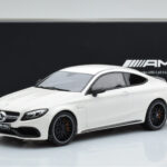 Mercedes C63S AMG C205 Coupé Blanc GT Spirit 1:18 - image 6 of 6
