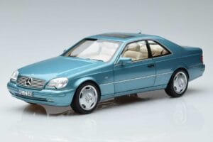 Mercedes CL600 C140 Bleu Métallisé Norev 1:18 183448 Métal
