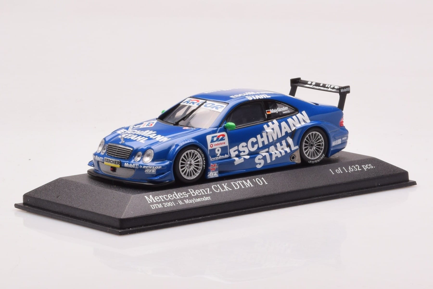Mercedes CLK DTM Team Manthey #9 B. Maylander DTM 2001 Minichamps 1:43 400013109 Métal — image 2 sur 4