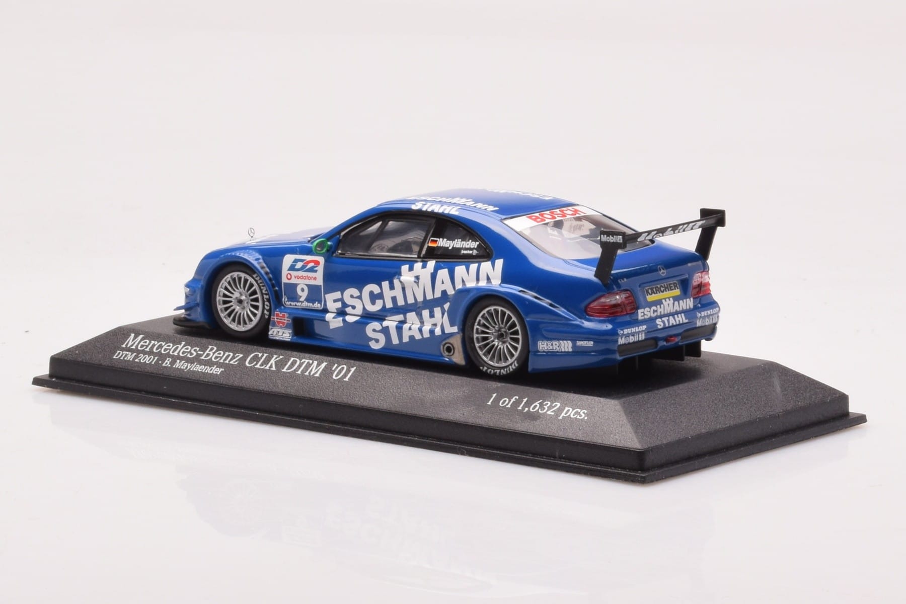 Mercedes CLK DTM Team Manthey #9 B. Maylander DTM 2001 Minichamps 1:43 400013109 Métal — image 3 sur 4