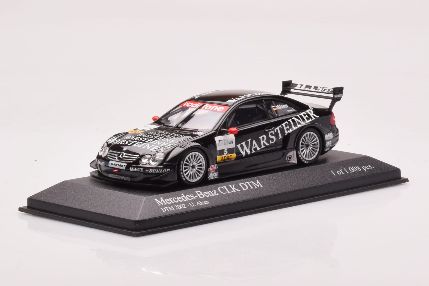 Mercedes CLK DTM Team Warsteiner AMG #5 U. Alzen DTM 2002 Minichamps 1:43 400023025 Métal — image 2 sur 4