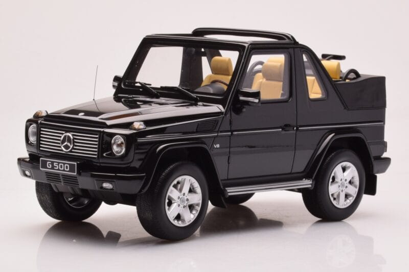 Mercedes G500 W463 Cabriolet Obsidian Noir Otto 1:18