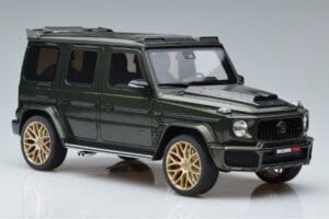 Mercedes G63 Brabus 700 Widestar W463 Vert GT Spirit 1:18 GT274 Résine — image 4 sur 6