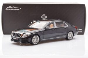 Mercedes Maybach S-Class W222 Brabus 900 Obsidian Noir Almost Real 1:18 860102 Métal — image 8 sur 8