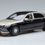 Mercedes Maybach S600 W222 Noir Argent GT Spirit 1:18 GT237 Résine