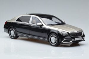 Mercedes Maybach S600 W222 Noir Argent GT Spirit 1:18 GT237 Résine — image 4 sur 6