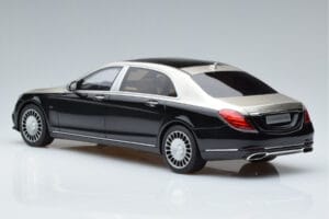Mercedes Maybach S600 W222 Noir Argent GT Spirit 1:18 GT237 Résine — image 5 sur 6