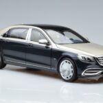 Mercedes Maybach S650 X222 Bleu Argenté Norev 1:18 B66960615 Métal - image 5 of 7