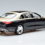 Mercedes Maybach S680 X223 Or Noir Metallic Norev 1:18 183917 Métal - image 3 of 7