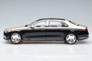 Mercedes Maybach S680 X223 Or Noir Metallic Norev 1:18 183917 Métal — image 4 sur 7