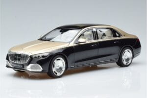 Mercedes Maybach S680 X223 Or Noir Metallic Norev 1:18 183917 Métal
