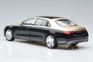Mercedes Maybach S680 X223 Or Noir Metallic Norev 1:18 183917 Métal — image 6 sur 7