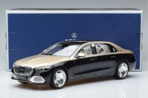 Mercedes Maybach S680 X223 Or Noir Metallic Norev 1:18 183917 Métal — image 7 sur 7